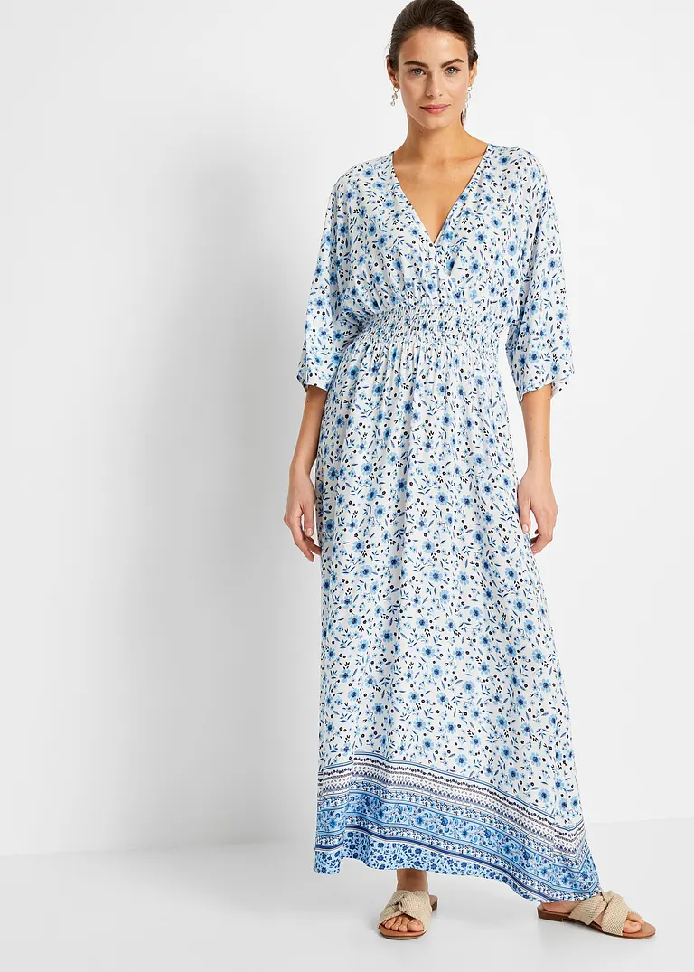 Maxikleid aus reiner Viskose